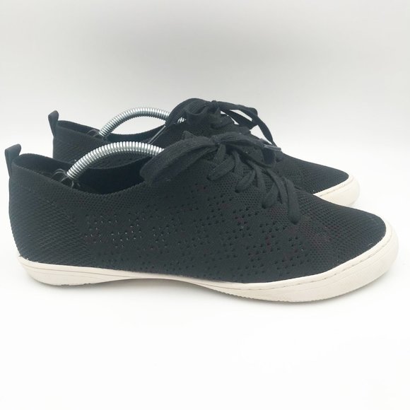 ZODIAC Shoes Penny Sneakers Black Stretch Knit Womens 8.5 - Picture 3 of 9